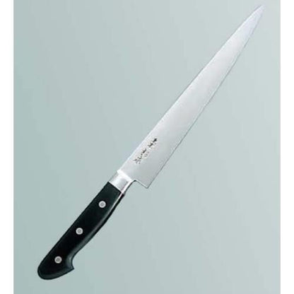 ツバ付最上品A洋庖丁日本鋼筋引27cm 4582600