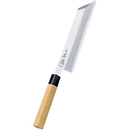 正本本霞玉白鋼ムキモノ庖丁18cmKS2718 5788700