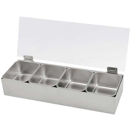 開閉式ヤクミ入取り外し透明カハー4ケ入大 6201510
