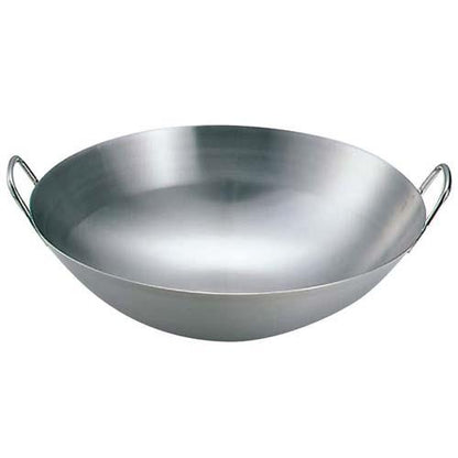 クローバー中華両手鍋42cm板厚1.5mm 6544500