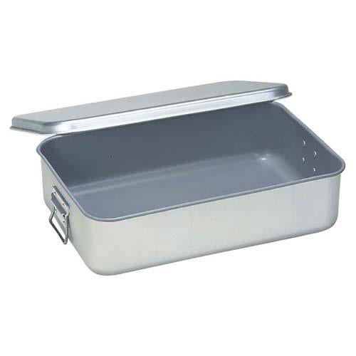 アルマイト飯缶蓋付262-FC小学校内面フ素 6864810