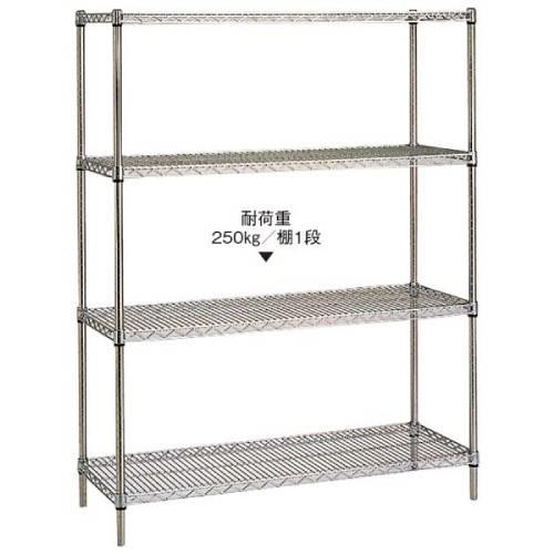 ステンレスエレクタシェルフ4段PS1900×SLS1220 6988350