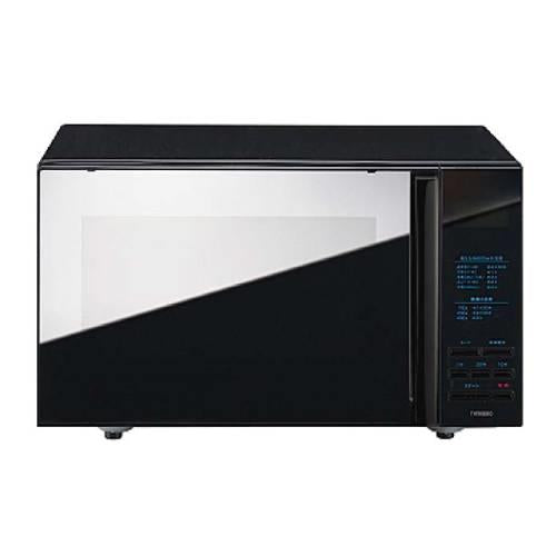 ミラーガラスフラット電子レンジDR-4259Bブラック 7244283