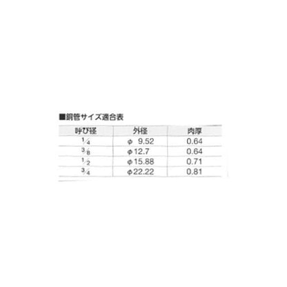 軟質銅管用スリーブ M154RK-S