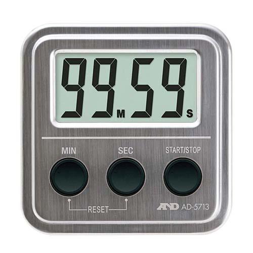 A＆D100分計タイマーステンレストップAD5713 7356810
