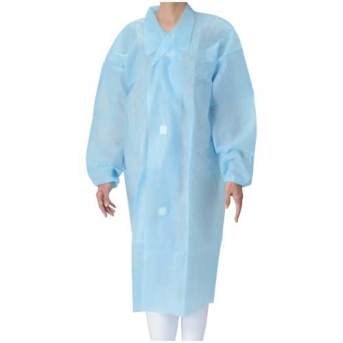 不織布ガウンブル50枚入マジックテープ付LL 7463610