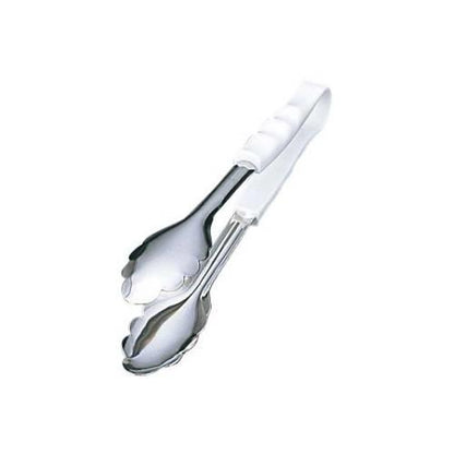 PP柄万能トング小ホワイト抗菌2SW250mm 7591500