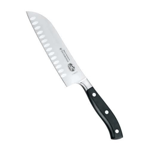 三徳包丁溝付ブラック7.7323.17G 7806700