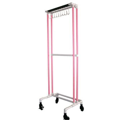 イレクターエプロンハンガー10名用ピンク 7860300