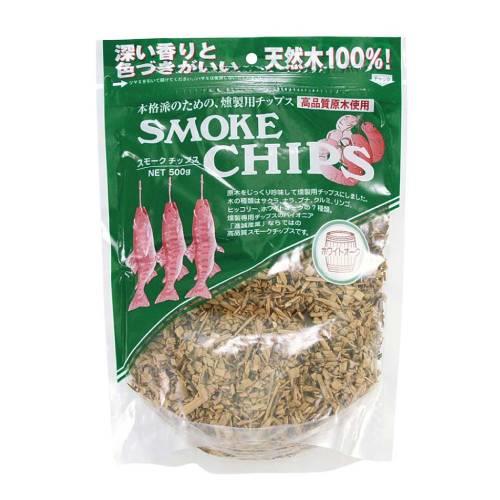 スモークチップ500gホワイトオーク 8059100