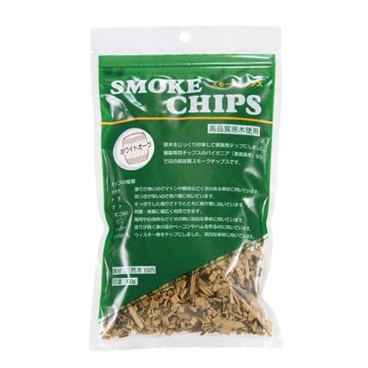 スモークチップ100gホワイトオーク 8059110