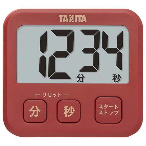 タニタ薄型タイマーTD-408レッド 8144800