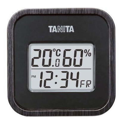 タニタデジタル温湿度計TT-571-BKブラック 8161200