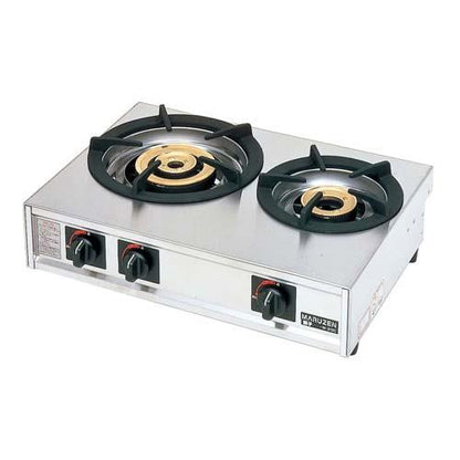 マルゼンガステーブルコンロ＜親子＞M-212CLP 8432510