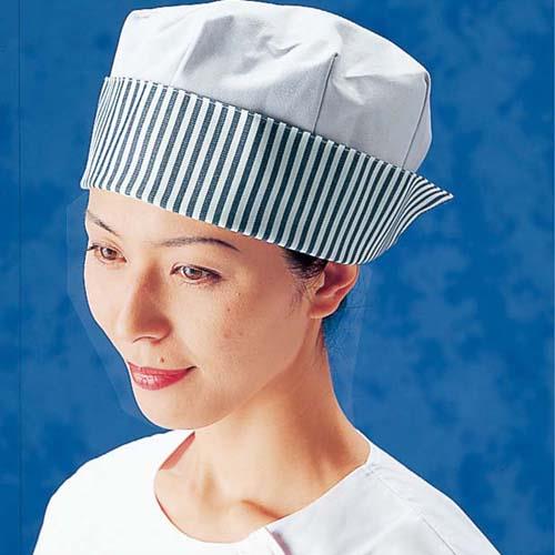 婦人用帽子SK73-1紺ストライプフリー 8461500
