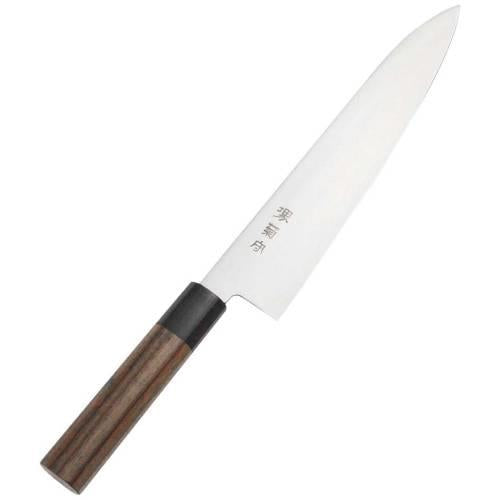 モリブデン鋼和式ウォールナット柄牛刀21cm 8500000