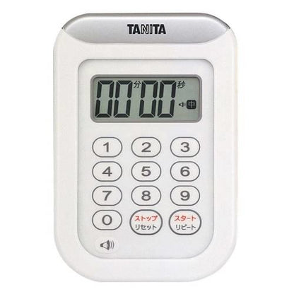 タニタ丸洗いタイマー100分計TD-378ホワイト 8644720