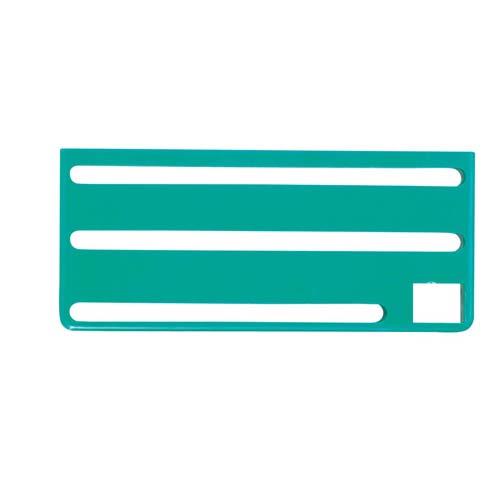 HACCP庖丁差用カラープレートB横タイプ緑 8893700