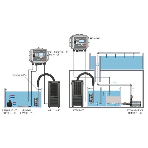 投込み式クーラー AZ型 屋内タイプ