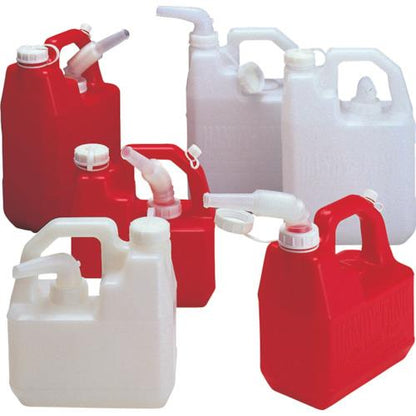 サンプラ ハンディーボトル ノズル付 白 2L