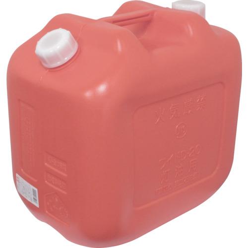 ヒシエス 灯油缶 20L 赤