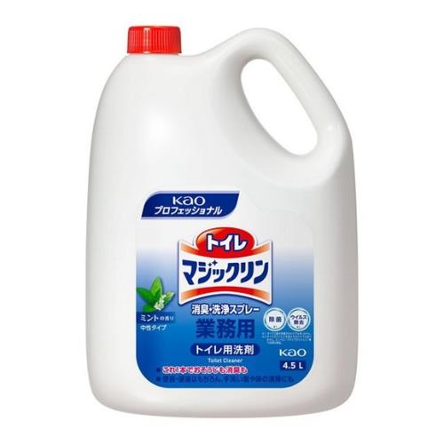 Kao トイレマジックリン 消臭・洗浄スプレー ミントの香り 業務用 4.5L