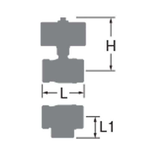 青銅製ボールバルブ(三方) ＜C-TNE10K＞