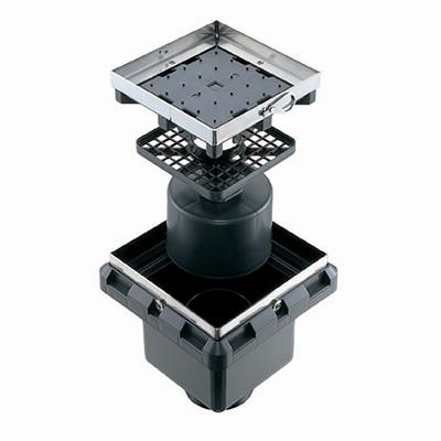 排水ユニット メジスルー(トラップ付) ＜MT-56151-150×150＞