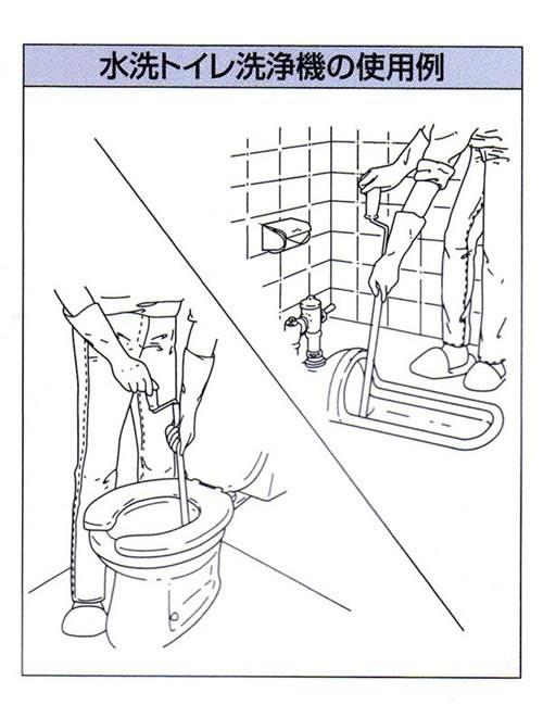 水洗トイレ洗浄機 ＜6045＞