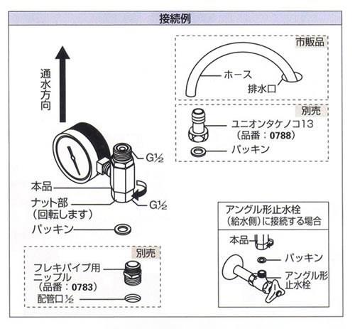 動水圧測定用水圧テスター ＜649-803＞