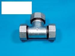チーズ三方ナット付き(亜鉛メッキ品) ＜P-LA-NT＞