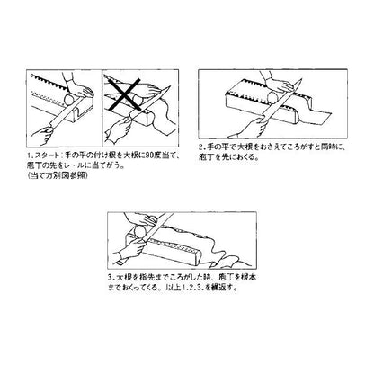 手造り式 PCかつらむき器しらが