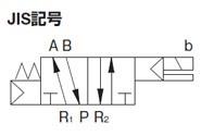 パイロット式5ポートバルブ(シングルソレノイドタイプ)　＜4KB＞
