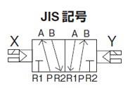 パイロット式5ポートバルブ(ダブルソレノイドタイプ)　＜4F＞