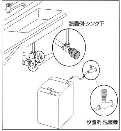 リリーフエース(水栓上部型) ＜HV-201SPH＞