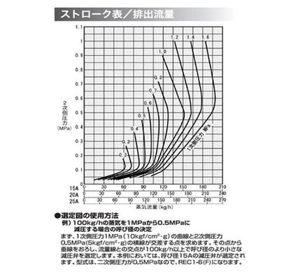 直動形蒸気用減圧弁 ＜REC1＞