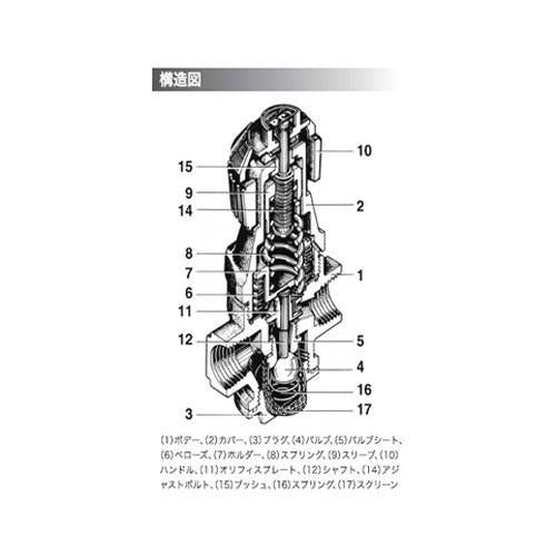 直動形蒸気用減圧弁 ＜RE1＞