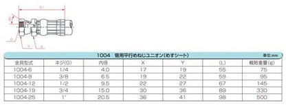 レベックスシリーズ　アセンブリ(両端金具1004)　＜SWP210＞