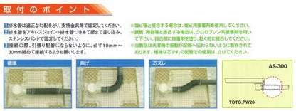 洗濯機防水パン接続用 ＜AS-300＞