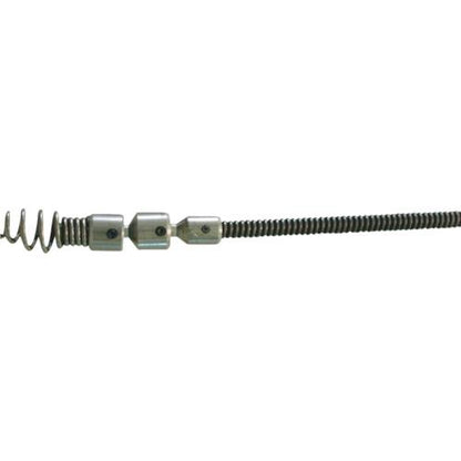 カンツール 排水管掃除機用交換ケーブル フレキシブルスネークワイヤー シングル・ワイヤー8mm×10m SW0810
