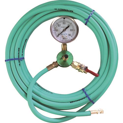 カンツール 配管内止水用品 エアホース10m 圧力計付 HT-10-T