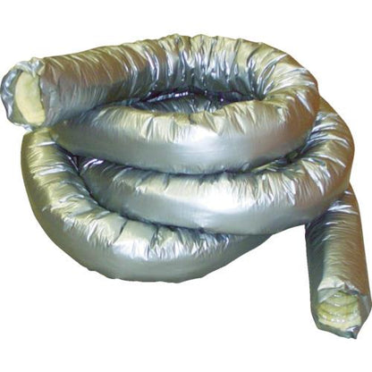 フジモリ 保温付フレキシブルダクト フジレックスIP(両側端末未処理品) 125φ×10m IPM-10-125