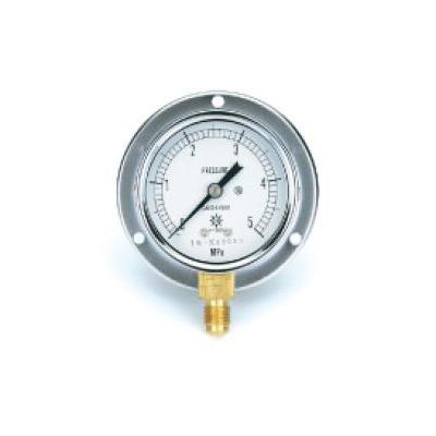 圧力計(1/4″フレア、下出し、60φ、つば付) ＜TA148F＞