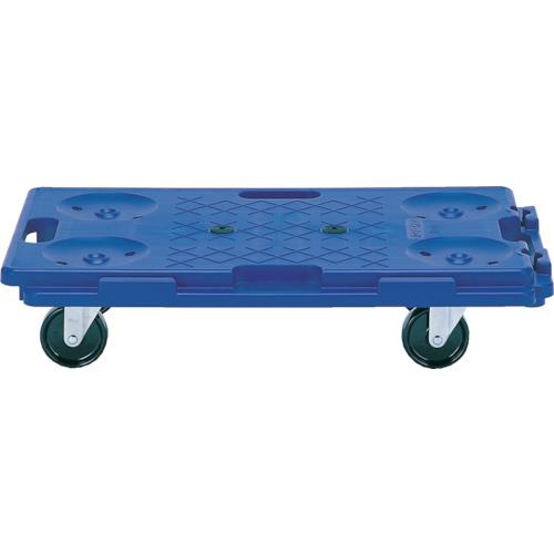 アイケー 樹脂製連結平台車 均等荷重150kg 4輪自在 R115