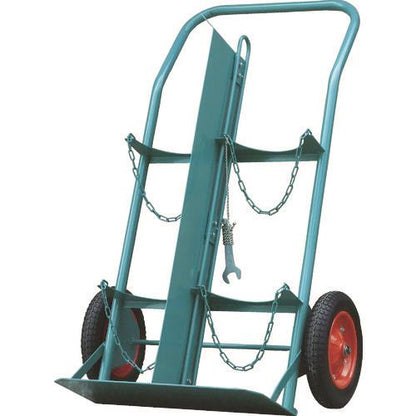 KS ボンベ運搬車(仕切板付) 酸素7000L容器、アセチレン7.0kg容器用 KS-COMPACT-P