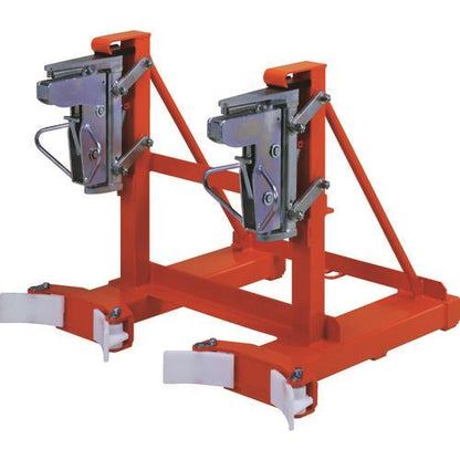 タイユー フォークリフトドラム運搬アタッチメント カムオート 首振り式 均等荷重450kg×2本 CA-N2-S