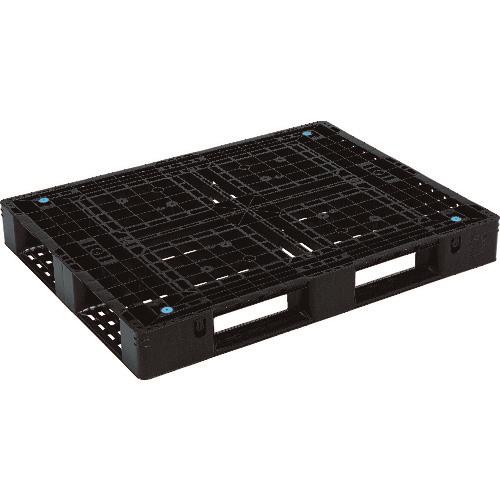 サンコー リサイクルプラスチックパレット 805687 D4-1013 ブラック SK-D4-1013-BK