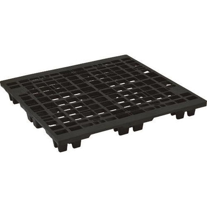 NPC 輸出梱包用プラスチックパレットEX-1111 ネスティングスキッド 黒 EX-1111-BK