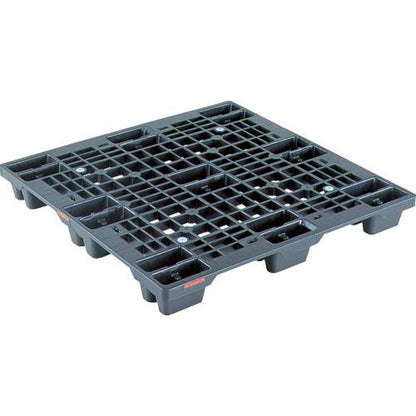 サンコー リサイクルプラスチックパレット 812136 SN4ー1111黒 SK-SN4-1111-BK