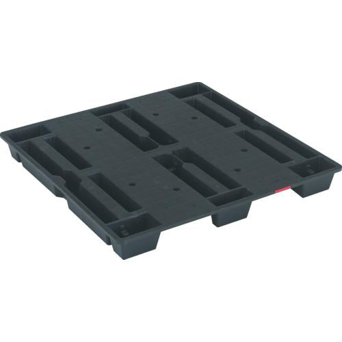 TRUSCO 樹脂パレット(両面二方差し・ネスティングタイプ) 輸出梱包用スキットパレット 間口1100×奥行1100×高さ115mm TJC-S2-1111